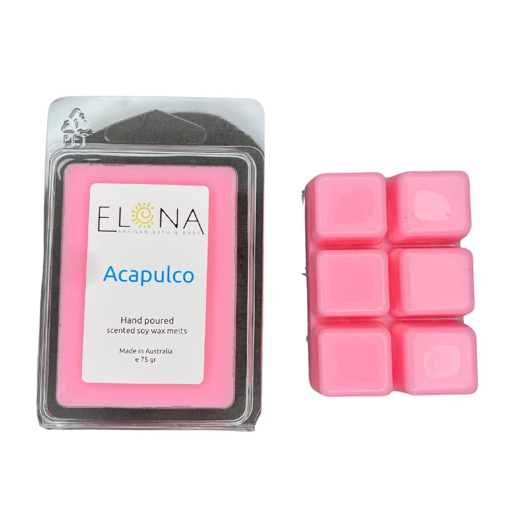 Acapulco Melt-Soy Wax Melts-Elena Bath and Body-natural-eco-friendly-pure-strong-fragrance-long-lasting-handmade-in-australia