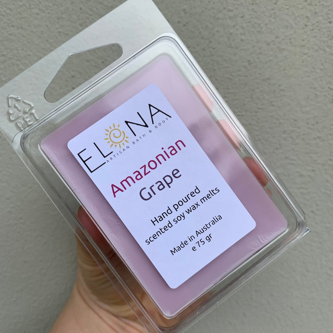 Amazonian Grape Melt-Soy Wax Melts-Elena Bath and Body-natural-eco-friendly-pure-strong-fragrance-long-lasting-handmade-in-australia