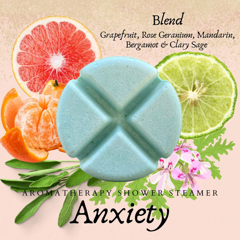 Anxiety - Aromatherapy Shower Steamers-Aromatherapy Shower Steamers-Elena Bath and Body-aromatherapy-essential-oils-australia-menthol-sinus-relax-sleep-tablet-disc-strong