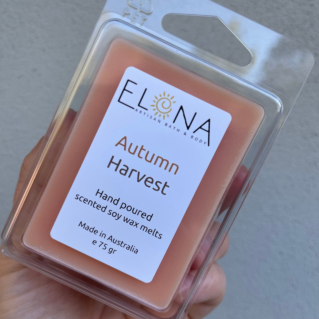 Autumn Harvest Melt-Soy Wax Melts-Elena Bath and Body-natural-eco-friendly-pure-strong-fragrance-long-lasting-handmade-in-australia