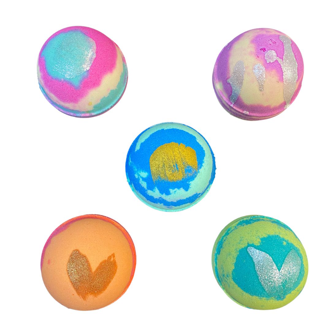 Bath Bomb Combo - 5 Best Sellers-Luxury Bath Bomb-Elena Bath and Body-natural-chemical-free-made-in-australia