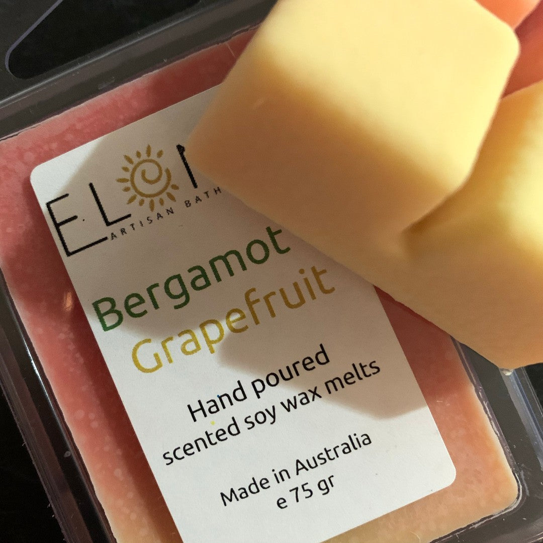 Bergamot & Grapefruit Melt-Soy Wax Melts-Elena Bath and Body-natural-eco-friendly-pure-strong-fragrance-long-lasting-handmade-in-australia