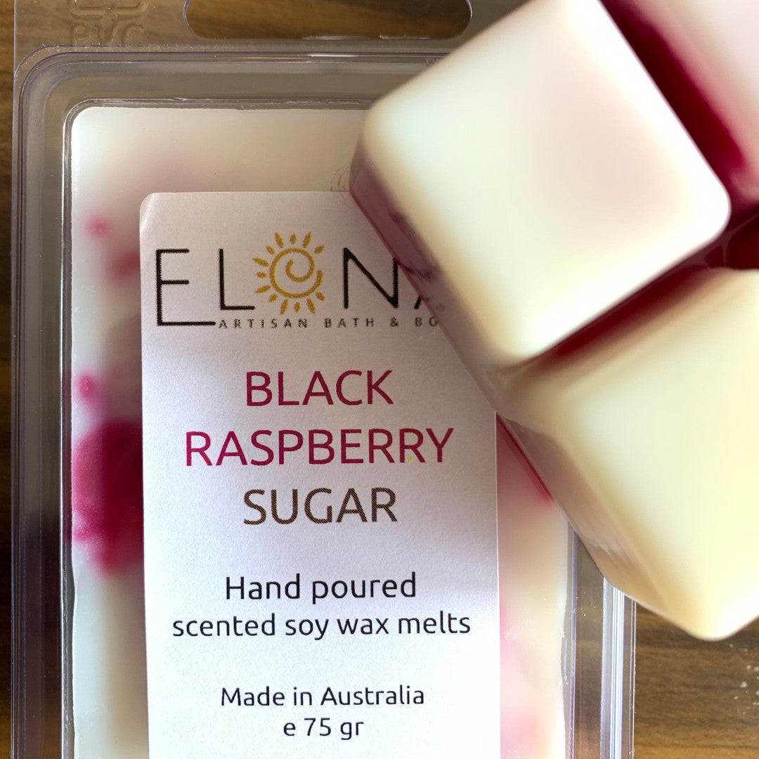 Black Raspberry Sugar Melt-Soy Wax Melts-Elena Bath and Body-natural-eco-friendly-pure-strong-fragrance-long-lasting-handmade-in-australia