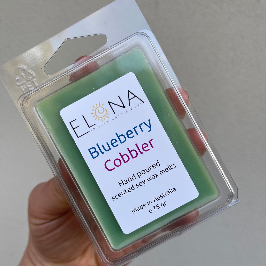 Blueberry Cobbler Melt-Soy Wax Melts-Elena Bath and Body-natural-eco-friendly-pure-strong-fragrance-long-lasting-handmade-in-australia