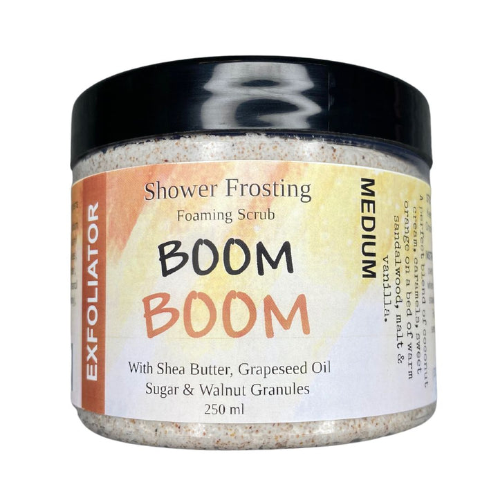 Brazilian Sunset (Boom Boom) -Shower Frosting-Body Scrub-Elena Bath and Body-natural-body-scrub-exfoliator-make-up-remover-made-in-australia