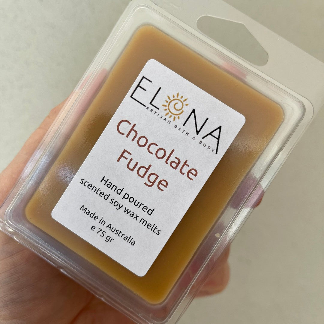 Chocolate Fudge Melt-Soy Wax Melts-Elena Bath and Body-natural-eco-friendly-pure-strong-fragrance-long-lasting-handmade-in-australia