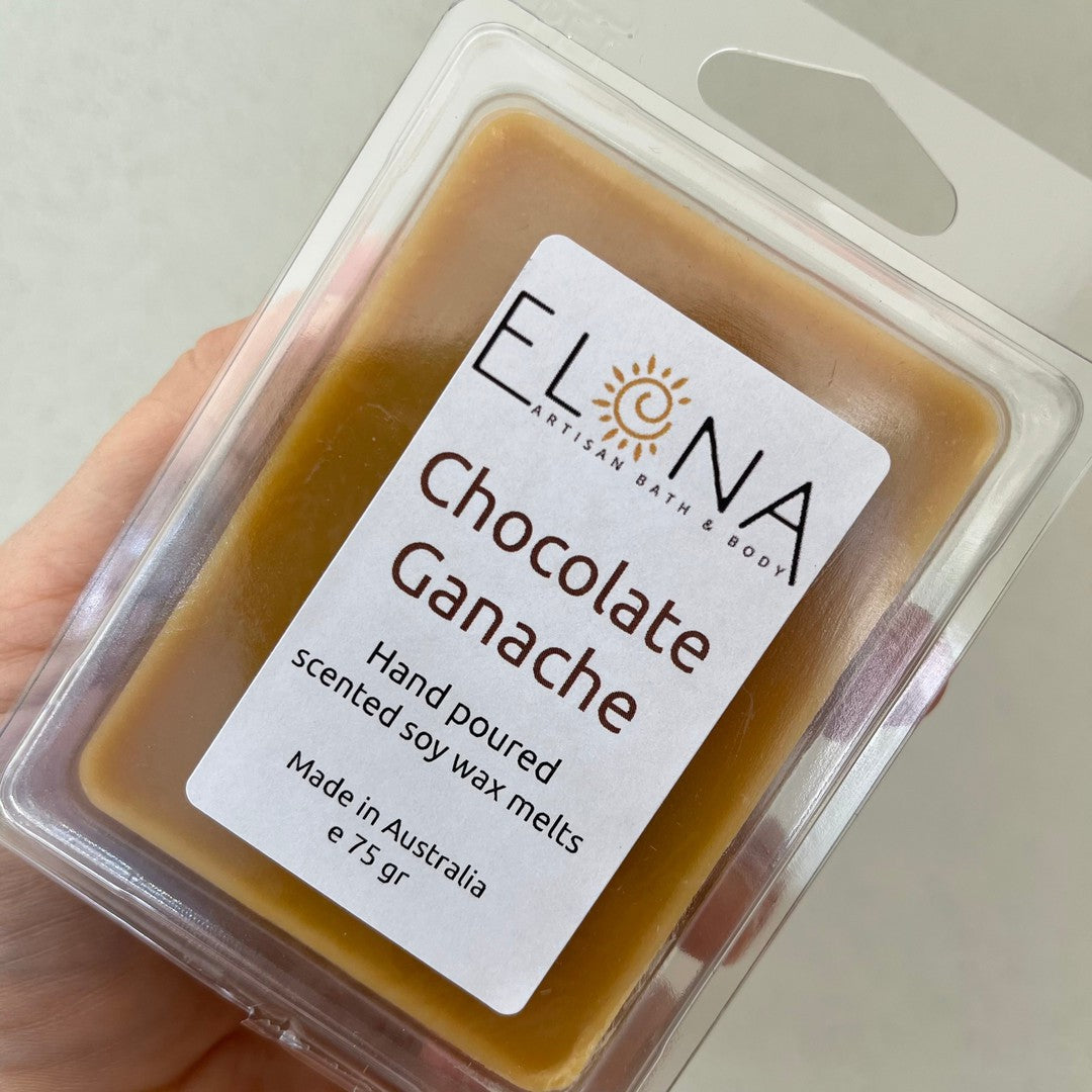 Chocolate Ganache Melt-Soy Wax Melts-Elena Bath and Body-natural-eco-friendly-pure-strong-fragrance-long-lasting-handmade-in-australia