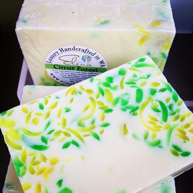 Citrus Forest-Luxury Glycerine soap-Elena Bath and Body-natural-gentle-soap-for-sensitive-skin-dry-skin-eczema-acne-hand-made-in-australia