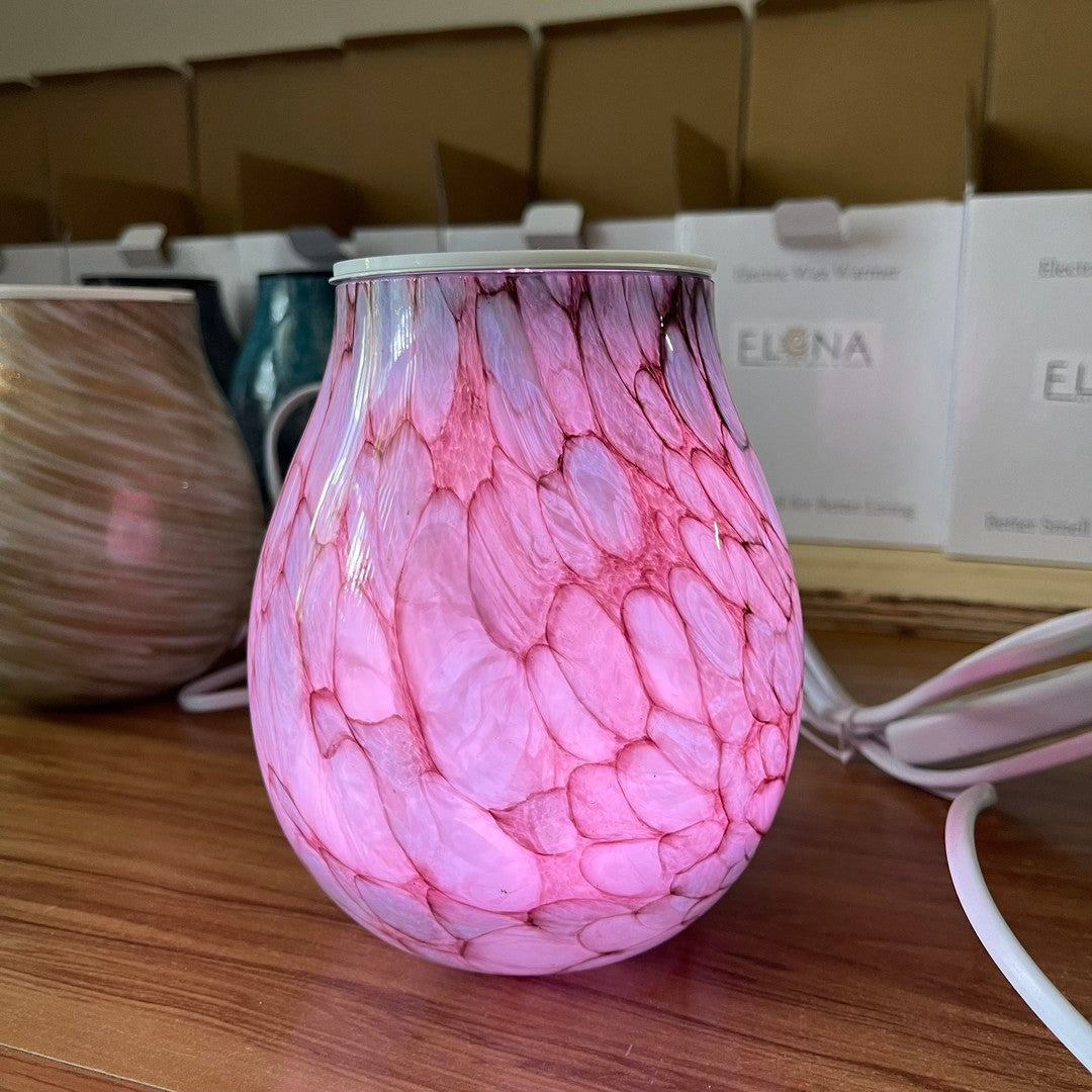 Coral Reef - Glass Wax Warmer-Warmer-Elena Bath and Body-best-luxury