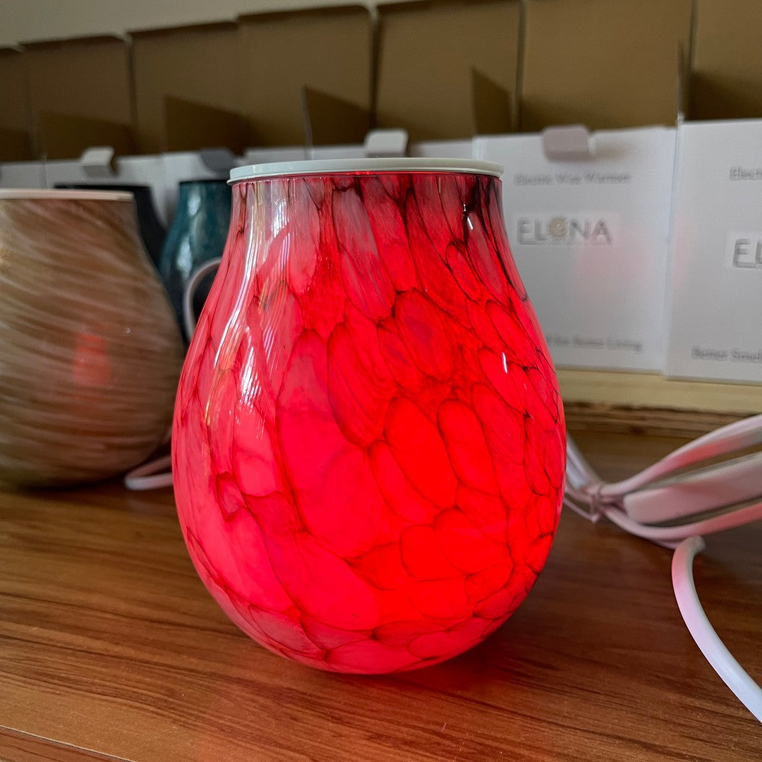 Coral Reef - Glass Wax Warmer-Warmer-Elena Bath and Body-best-luxury