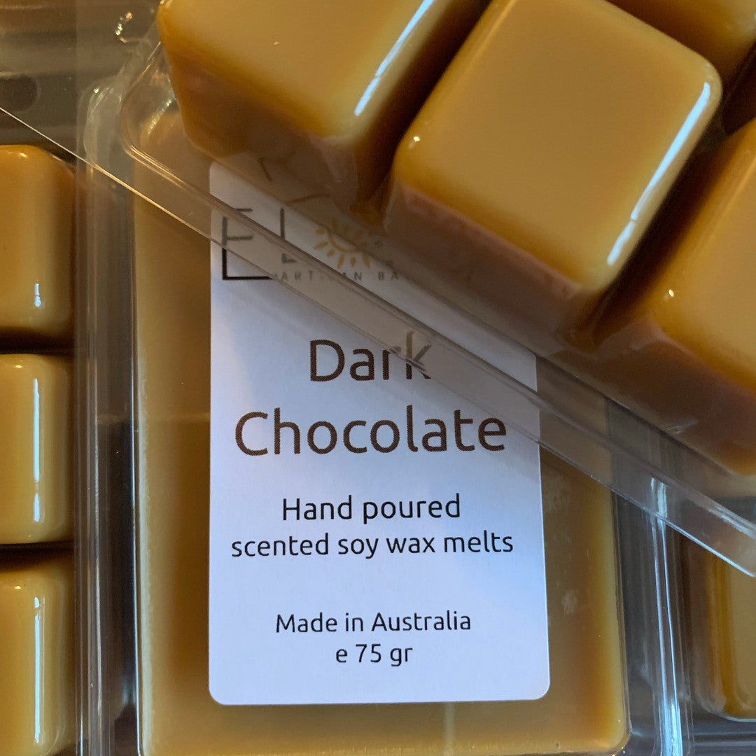 Dark Chocolate Melt-Soy Wax Melts-Elena Bath and Body-natural-eco-friendly-pure-strong-fragrance-long-lasting-handmade-in-australia