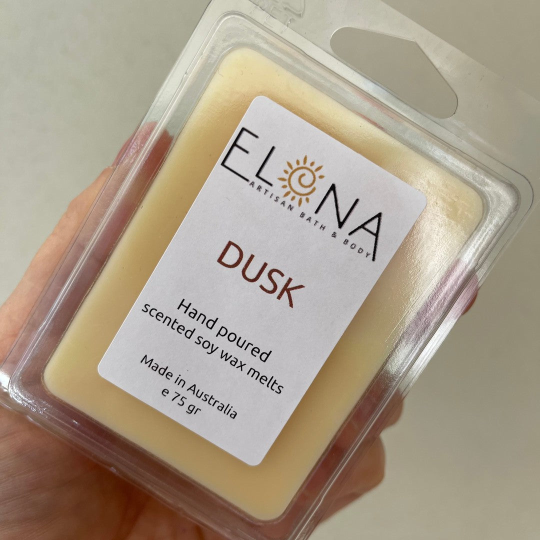 Dusk Melt-Soy Wax Melts-Elena Bath and Body-natural-eco-friendly-pure-strong-fragrance-long-lasting-handmade-in-australia