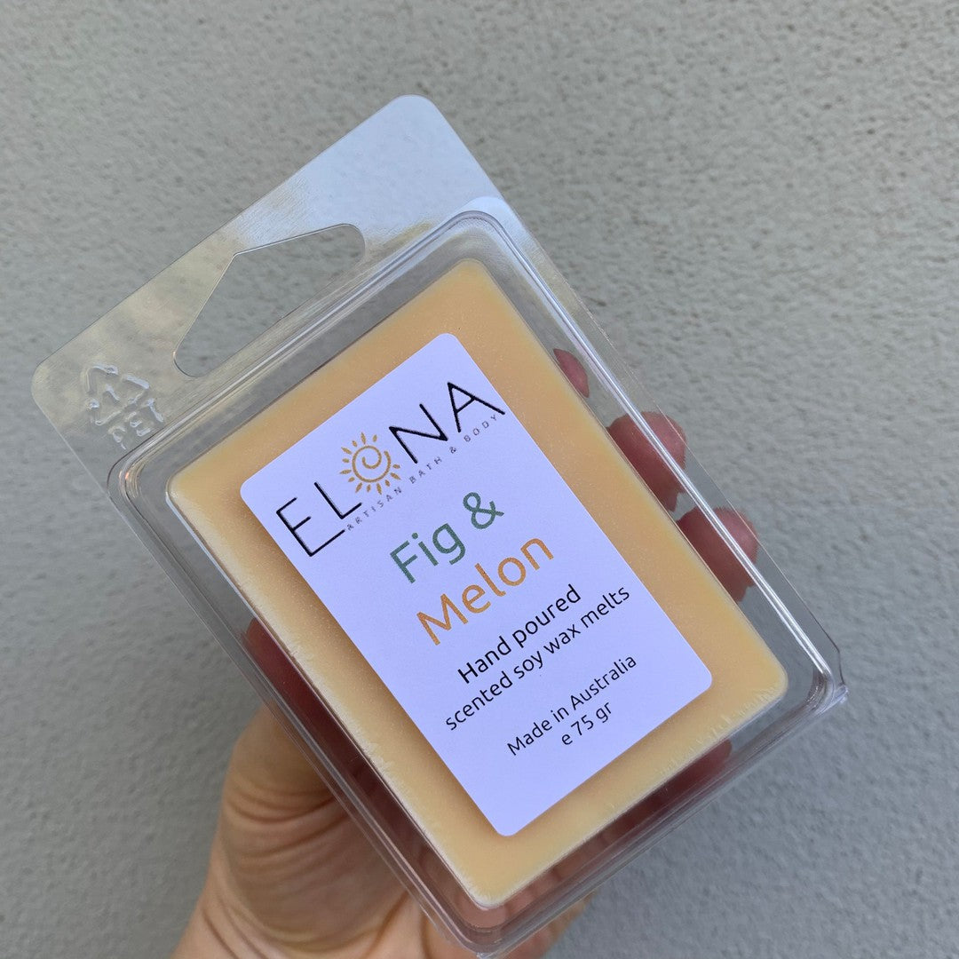 Fig & Melon Melt-Soy Wax Melts-Elena Bath and Body-natural-eco-friendly-pure-strong-fragrance-long-lasting-handmade-in-australia