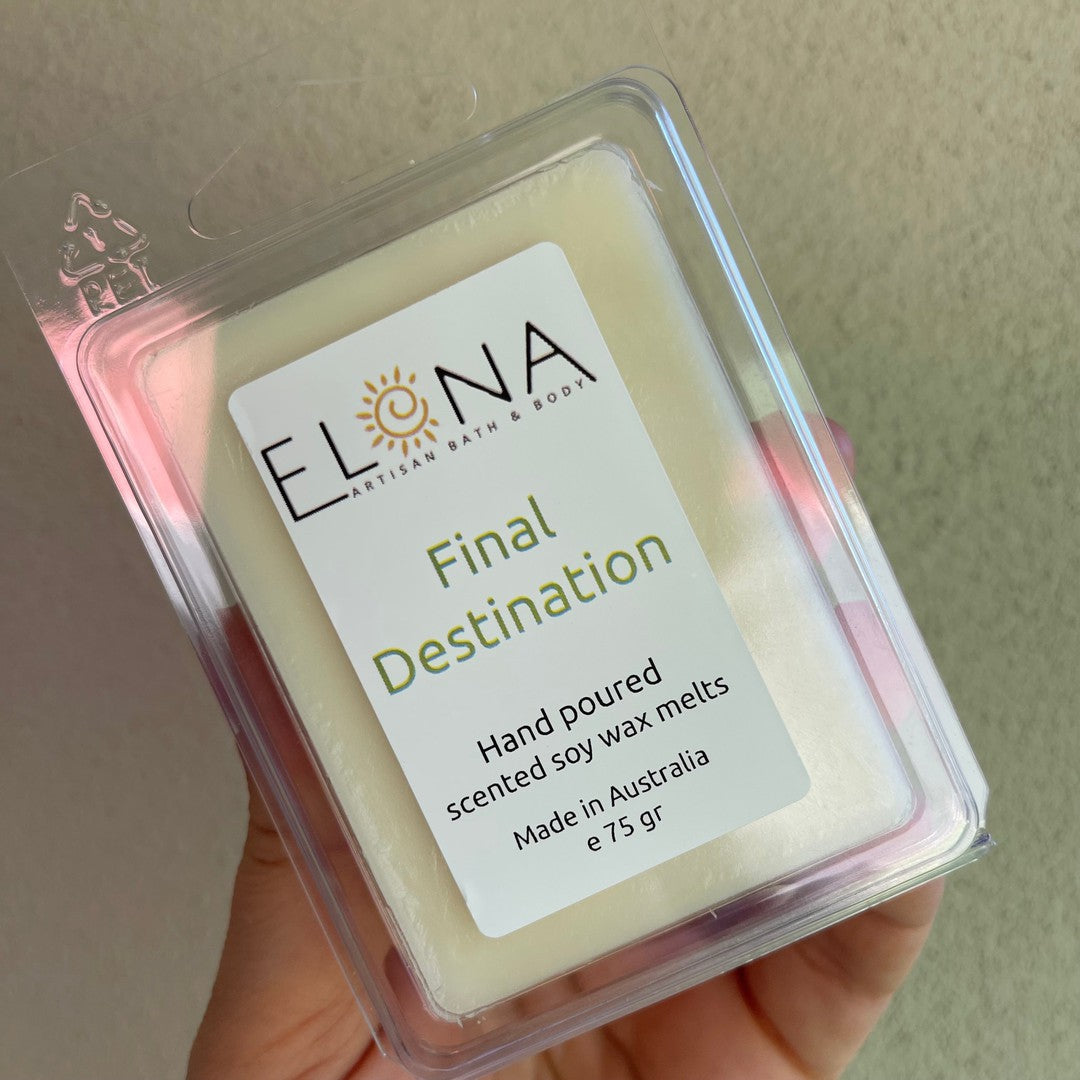 Final Destination Melt-Soy Wax Melts-Elena Bath and Body-natural-eco-friendly-pure-strong-fragrance-long-lasting-handmade-in-australia