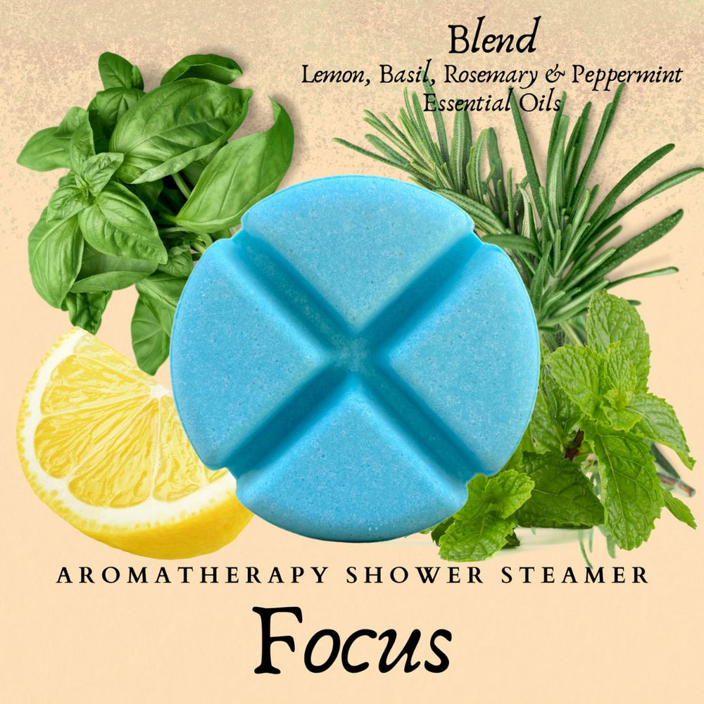 Focus - Aromatherapy Shower Steamers-Aromatherapy Shower Steamers-Elena Bath and Body-aromatherapy-essential-oils-australia-menthol-sinus-relax-sleep-tablet-disc-strong-Shower-steamers-shower-bombs-shower-melts-aromatherapy-shower-tablets-shower-fizzies-shower-pods-shower-soothers-shower-discs-steam-therapy-tablets-spa-steamers-shower-aromatherapy-bombs-effervescent-shower-tablets-steam-melts-sinus-relief-tablets-decongestant-melts-energy-boost-discs-relaxation-tablets-sleep-steamers-wellness-pods-aromather