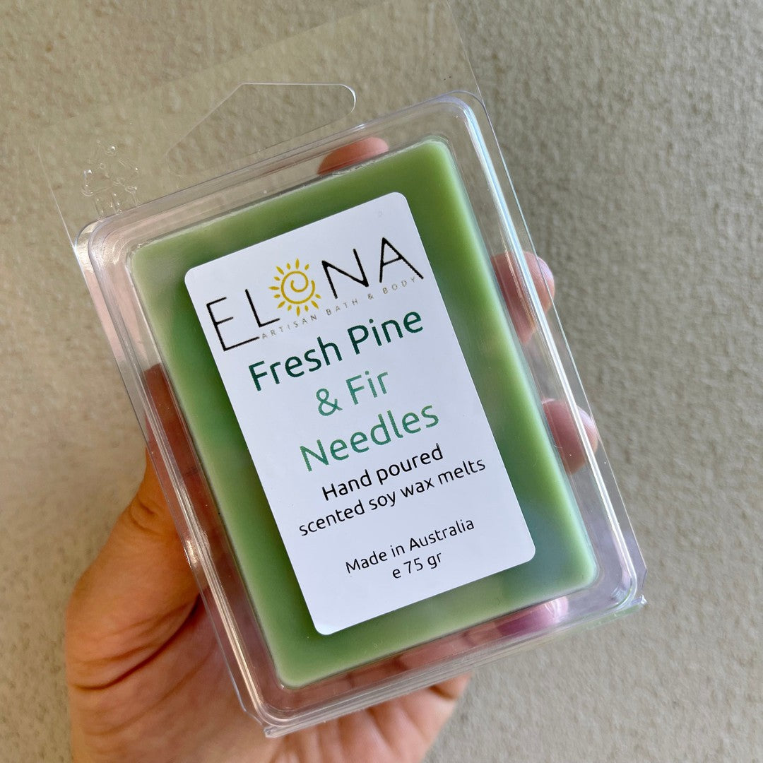 Fresh Pine & Fir Needle Melt-Soy Wax Melts-Elena Bath and Body-natural-eco-friendly-pure-strong-fragrance-long-lasting-handmade-in-australia