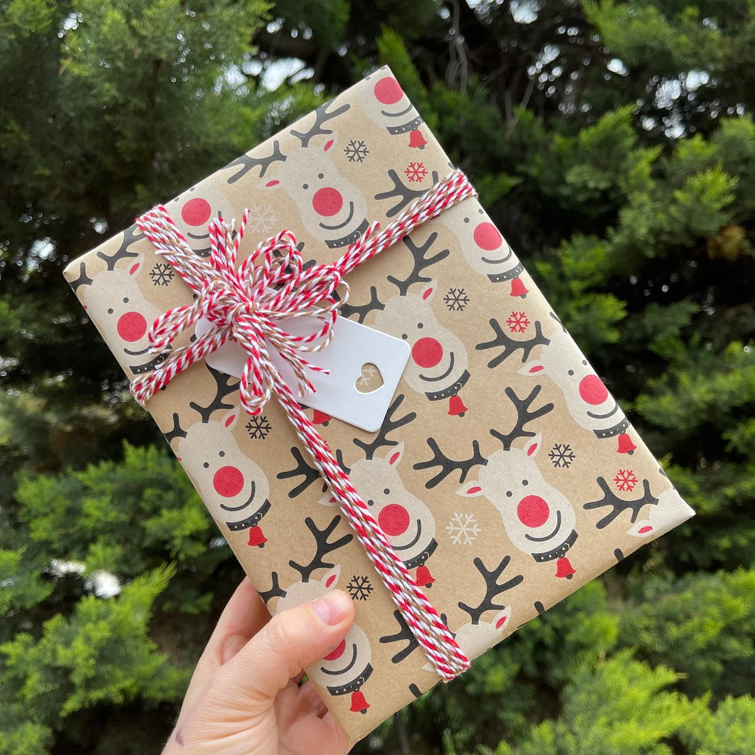 Gift Wrapping - We’ll wrap it for you!-All Products-Elena Bath and Body-Christmas Rudolph-natural-chemical-free-made-in-australia