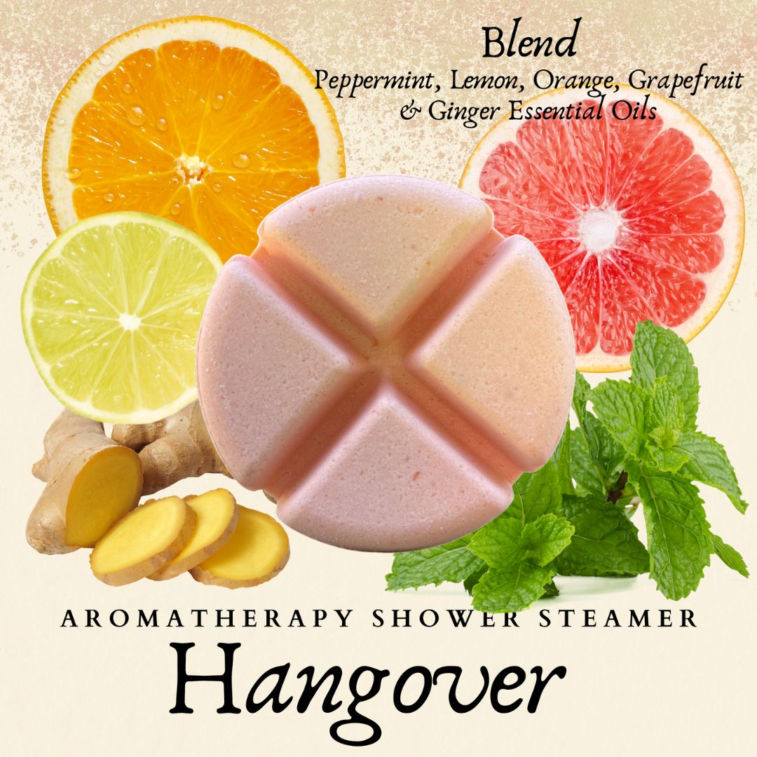 Hangover - Aromatherapy Shower Steamers-Aromatherapy Shower Steamers-Elena Bath and Body-aromatherapy-essential-oils-australia-menthol-sinus-relax-sleep-tablet-disc-strong-Shower-steamers-shower-bombs-shower-melts-aromatherapy-shower-tablets-shower-fizzies-shower-pods-shower-soothers-shower-discs-steam-therapy-tablets-spa-steamers-shower-aromatherapy-bombs-effervescent-shower-tablets-steam-melts-sinus-relief-tablets-decongestant-melts-energy-boost-discs-relaxation-tablets-sleep-steamers-wellness-pods-aromat