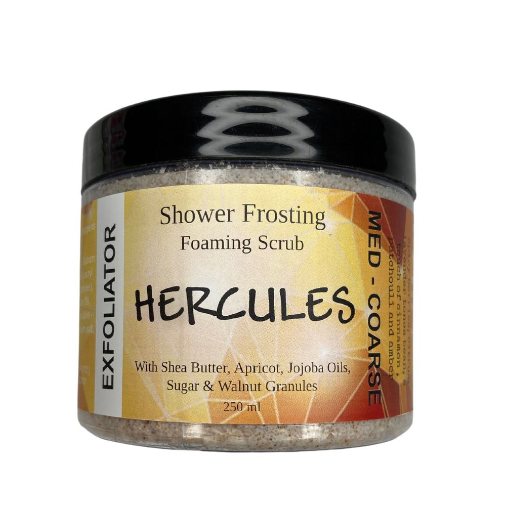 Hercules - Shower Frosting-Body Scrub-Elena Bath and Body-natural-body-scrub-exfoliator-make-up-remover-made-in-australia