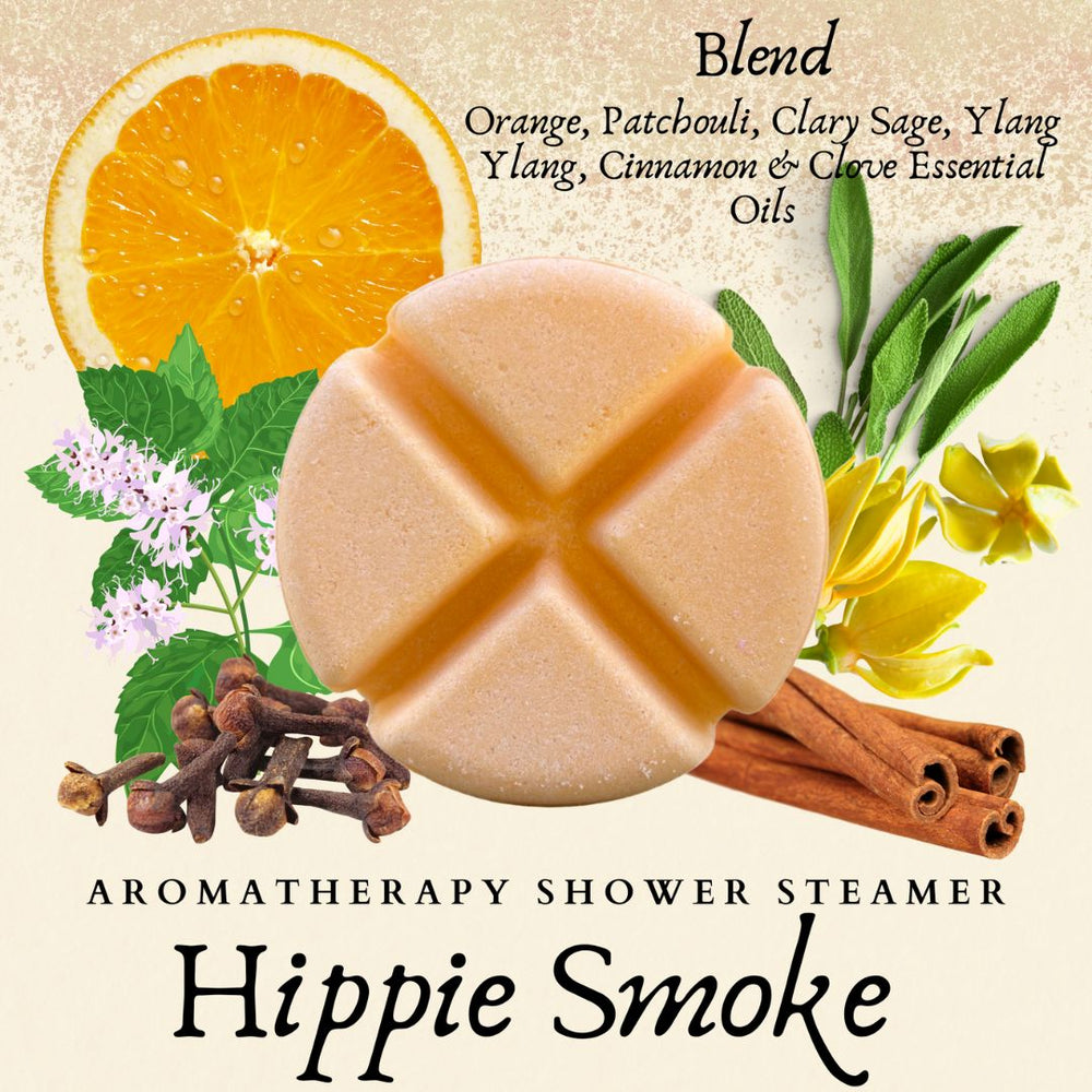 Hippie Smoke aka Spirit of Patchouli - Aromatherapy Shower Steamers-Aromatherapy Shower Steamers-Elena Bath and Body-aromatherapy-essential-oils-australia-menthol-sinus-relax-sleep-tablet-disc-strong-Shower-steamers-shower-bombs-shower-melts-aromatherapy-shower-tablets-shower-fizzies-shower-pods-shower-soothers-shower-discs-steam-therapy-tablets-spa-steamers-shower-aromatherapy-bombs-effervescent-shower-tablets-steam-melts-sinus-relief-tablets-decongestant-melts-energy-boost-discs-relaxation-tablets-sleep-s