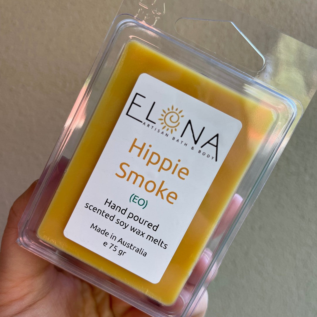 Hippie Smoke Melt EO*-Soy Wax Melts-Elena Bath and Body-natural-eco-friendly-pure-strong-fragrance-long-lasting-handmade-in-australia