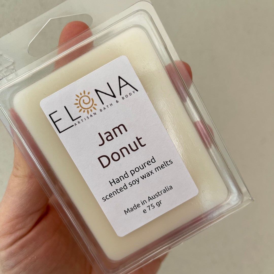 Jam Donut Melt-Soy Wax Melts-Elena Bath and Body-natural-eco-friendly-pure-strong-fragrance-long-lasting-handmade-in-australia