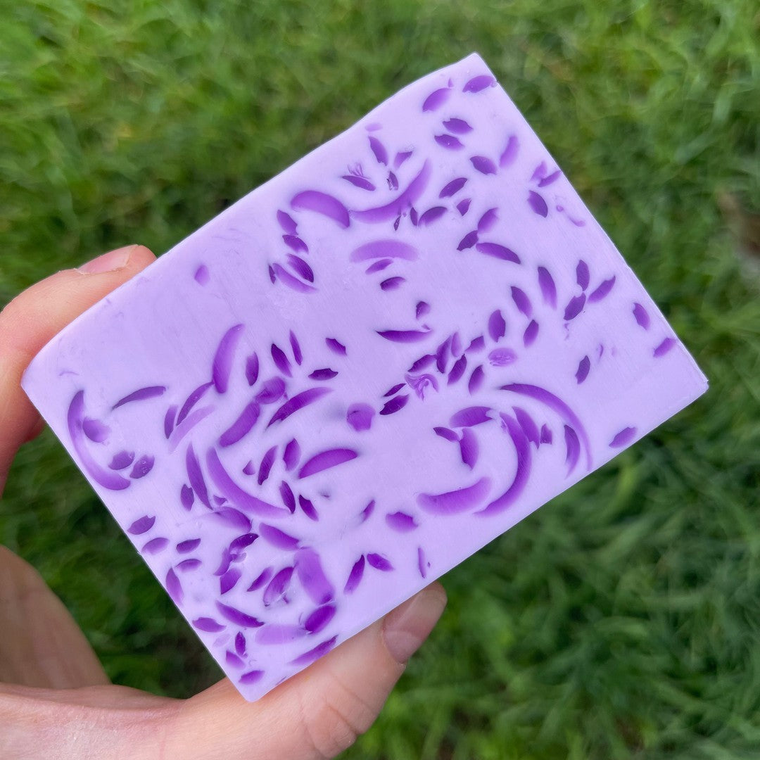 Lavender Bar-Luxury Glycerine soap-Elena Bath and Body-natural-gentle-soap-for-sensitive-skin-dry-skin-eczema-acne-hand-made-in-australia