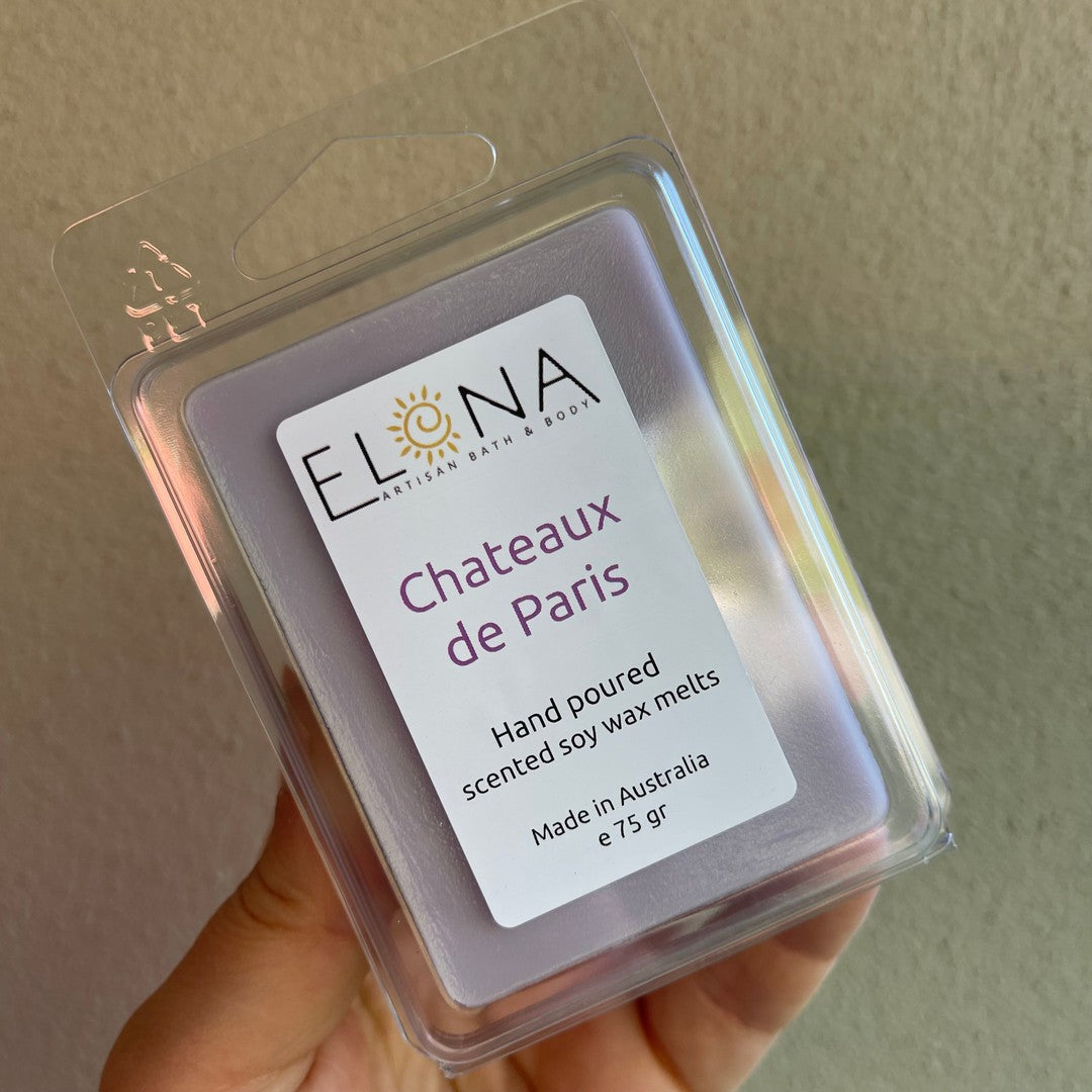 Lavender Melt (Chateaux de Paris)-Soy Wax Melts-Elena Bath and Body-natural-eco-friendly-pure-strong-fragrance-long-lasting-handmade-in-australia