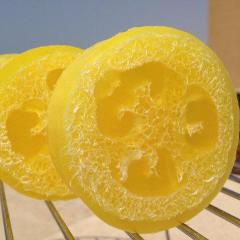 Lemon Loofah-Loofah Soap-Elena Bath and Body-natural-gentle-soap-for-sensitive-skin-dry-skin-eczema-acne-hand-made-in-australia