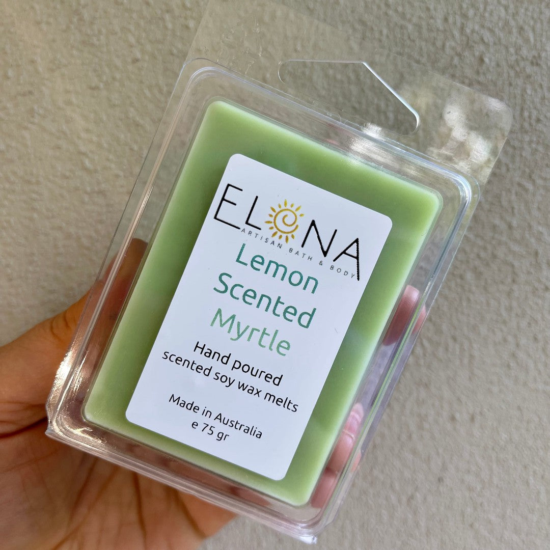 Lemon Scented Myrtle Melt-Soy Wax Melts-Elena Bath and Body-natural-eco-friendly-pure-strong-fragrance-long-lasting-handmade-in-australia