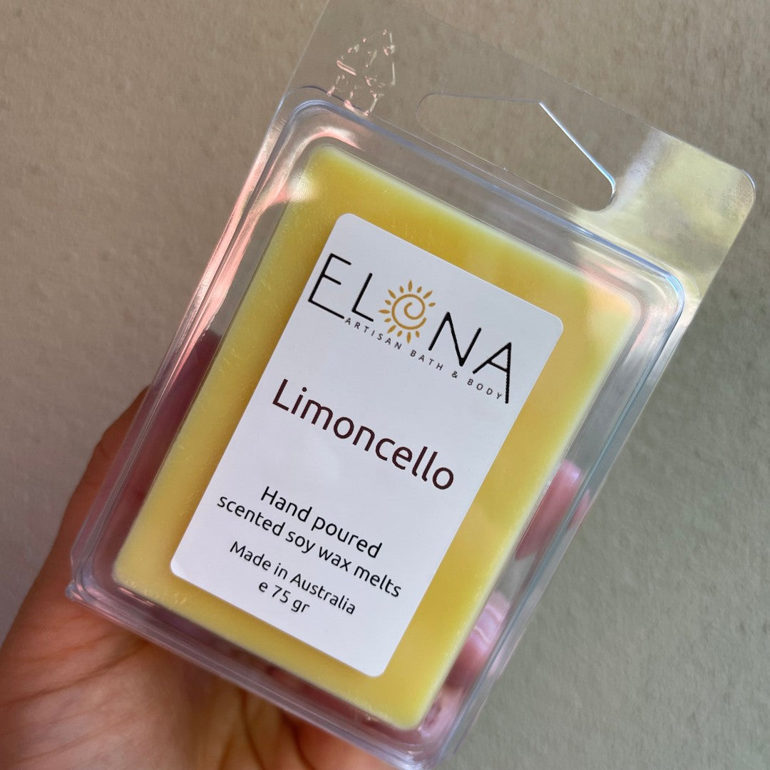 Limoncello Melt-Soy Wax Melts-Elena Bath and Body-natural-eco-friendly-pure-strong-fragrance-long-lasting-handmade-in-australia