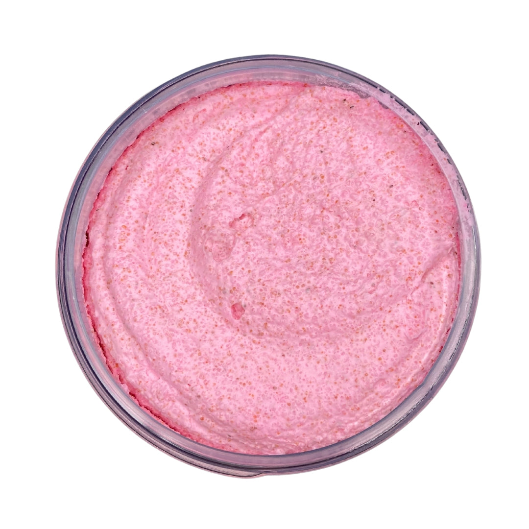 Lychee Peony - Shower Frosting-Body Scrub-Elena Bath and Body-natural-body-scrub-exfoliator-make-up-remover-made-in-australia