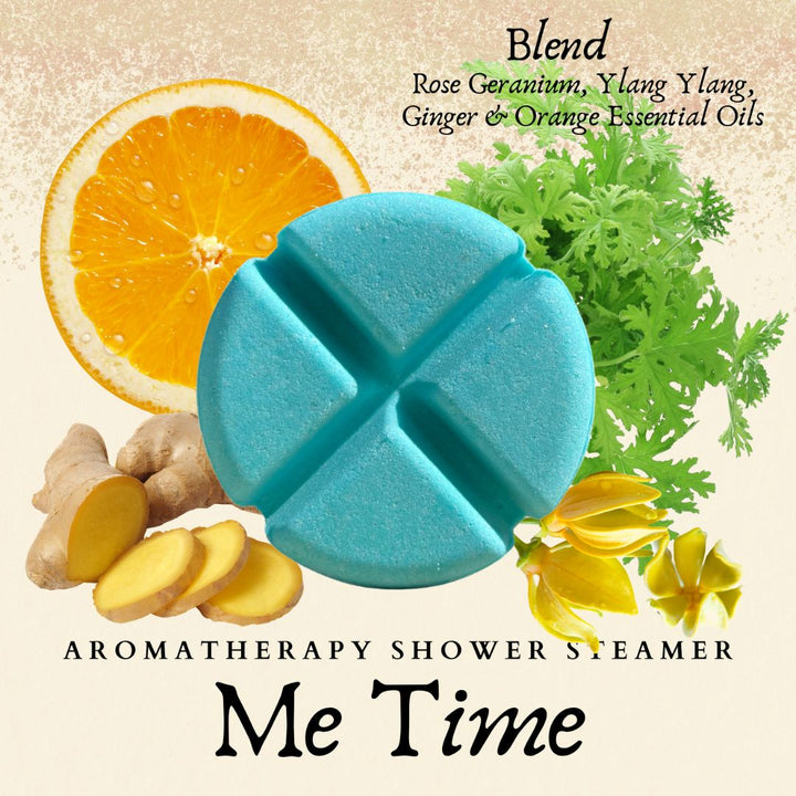 Me Time - Aromatherapy Shower Steamers-Aromatherapy Shower Steamers-Elena Bath and Body-aromatherapy-essential-oils-australia-menthol-sinus-relax-sleep-tablet-disc-strong-Shower-steamers-shower-bombs-shower-melts-aromatherapy-shower-tablets-shower-fizzies-shower-pods-shower-soothers-shower-discs-steam-therapy-tablets-spa-steamers-shower-aromatherapy-bombs-effervescent-shower-tablets-steam-melts-sinus-relief-tablets-decongestant-melts-energy-boost-discs-relaxation-tablets-sleep-steamers-wellness-pods-aromath