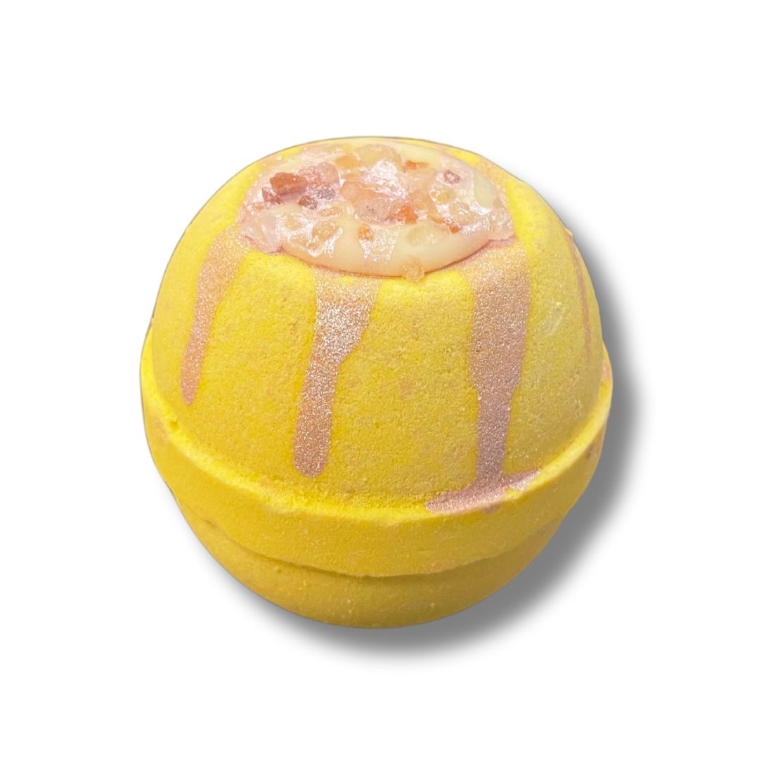 Mini Magna Bomb - Blood Orange-Luxury Bath Bomb-Elena Bath and Body-natural-chemical-free-bath-bombs-for-kids-made-in-australia