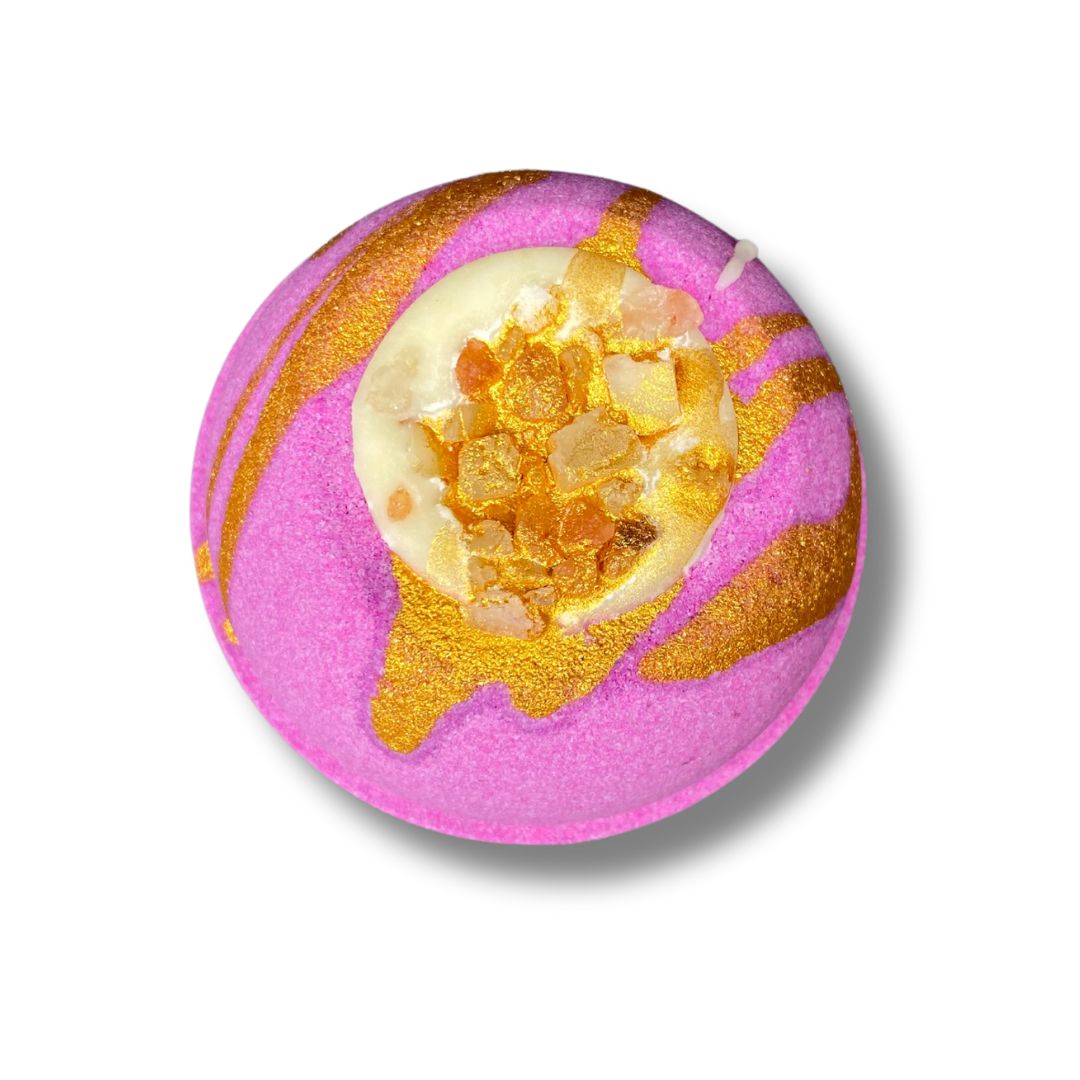 Mini Magna Bomb - Lavender & Ylang Ylang-Luxury Bath Bomb-Elena Bath and Body-natural-chemical-free-bath-bombs-for-kids-made-in-australia