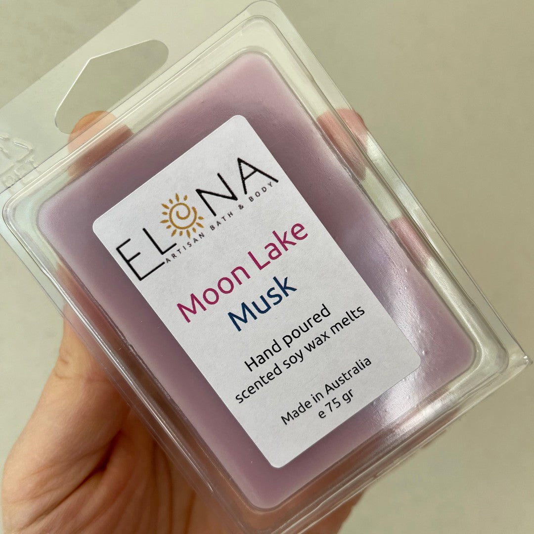 Moon Lake Musk Melt-Soy Wax Melts-Elena Bath and Body-natural-eco-friendly-pure-strong-fragrance-long-lasting-handmade-in-australia