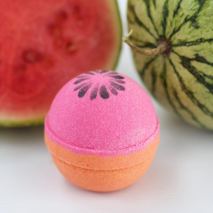 One in a melon-Luxury Bath Bomb-Elena Bath and Body-natural-chemical-free-bath-bombs-for-kids-made-in-australia