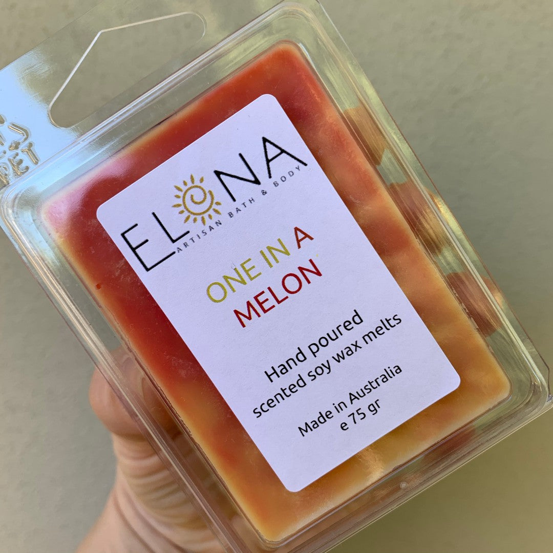 One in a Melon Melt-Soy Wax Melts-Elena Bath and Body-natural-eco-friendly-pure-strong-fragrance-long-lasting-handmade-in-australia