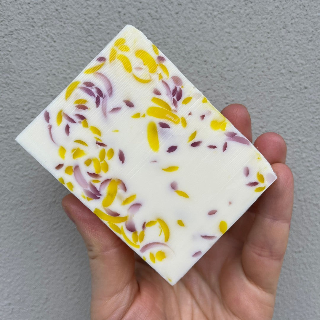 Passionfruit & Papaya Bar-Luxury Glycerine soap-Elena Bath and Body-natural-gentle-soap-for-sensitive-skin-dry-skin-eczema-acne-hand-made-in-australia