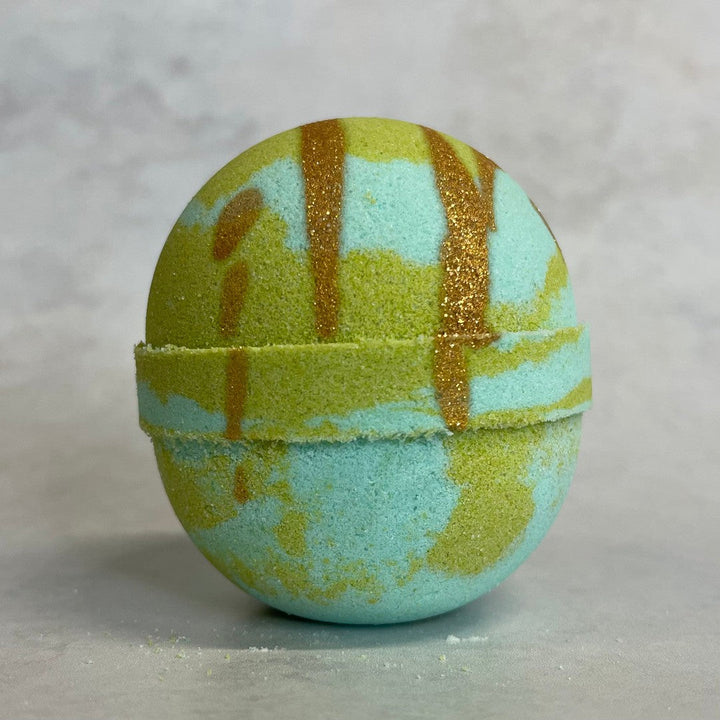 Pina Colada Bomb-Luxury Bath Bomb-Elena Bath and Body-natural-chemical-free-bath-bombs-for-kids-made-in-australia