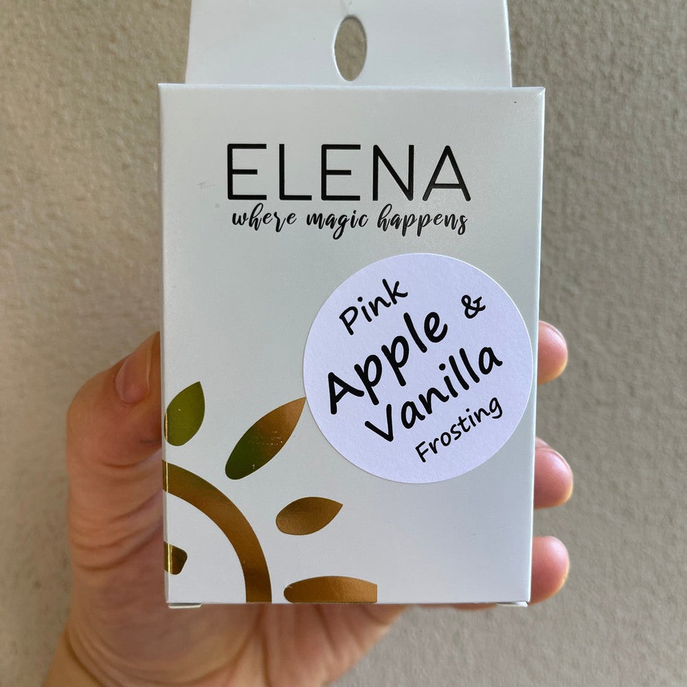 Pink Apple & Vanilla Frosting Melt-Soy Wax Melts-Elena Bath and Body-natural-eco-friendly-pure-strong-fragrance-long-lasting-handmade-in-australia