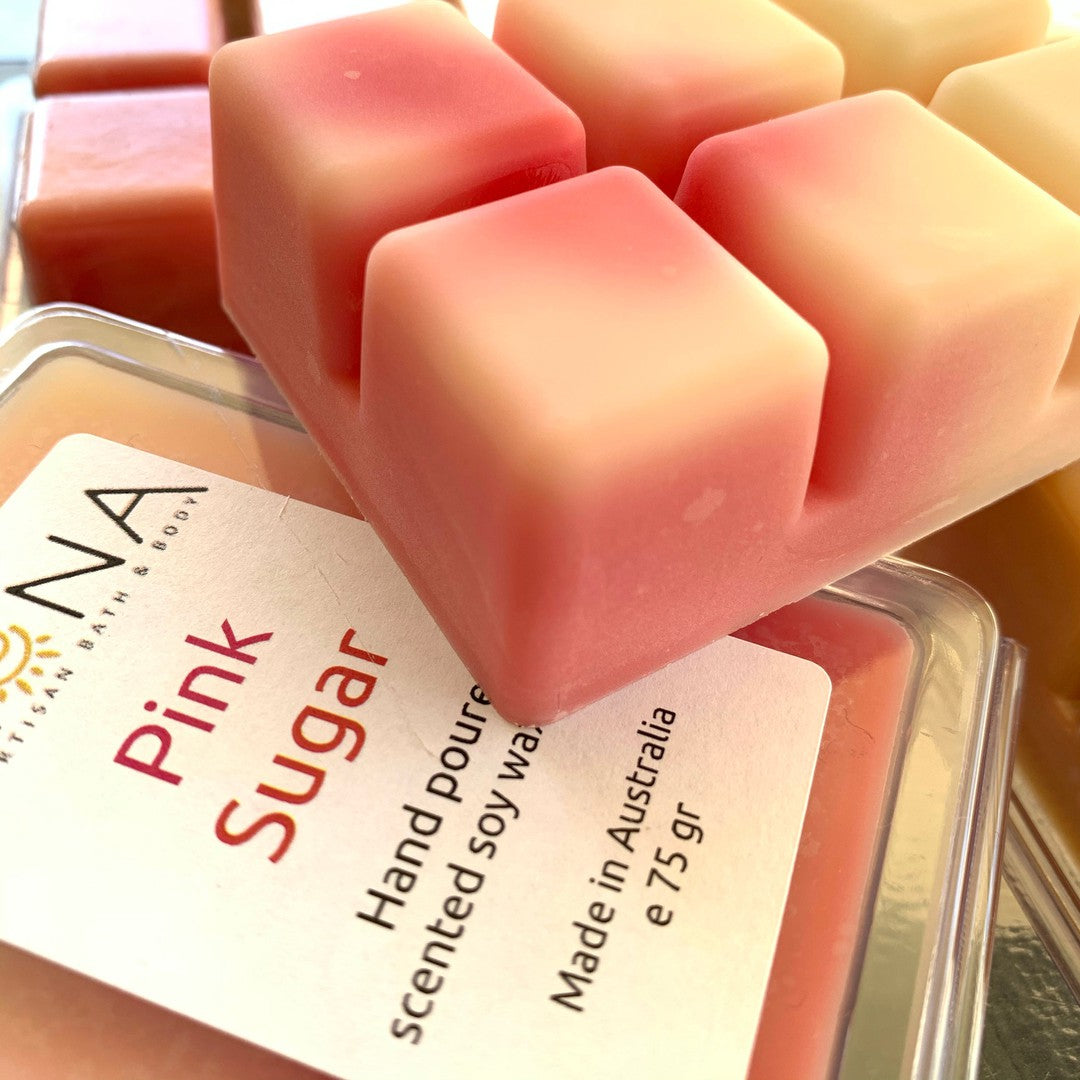 Pink Sugar Melt-Soy Wax Melts-Elena Bath and Body-natural-eco-friendly-pure-strong-fragrance-long-lasting-handmade-in-australia