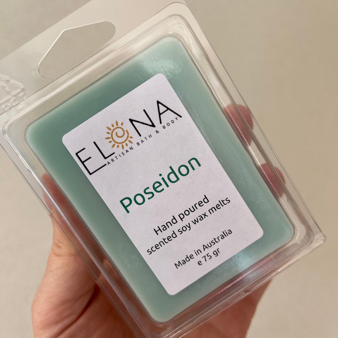 Poseidon Melt [Not Restocking Once Sold Out]-Soy Wax Melts-Elena Bath and Body-natural-eco-friendly-pure-strong-fragrance-long-lasting-handmade-in-australia