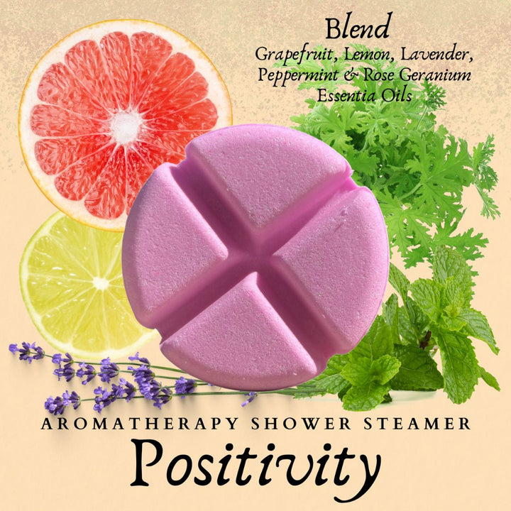 Positivity - Aromatherapy Shower Steamers-Aromatherapy Shower Steamers-Elena Bath and Body-aromatherapy-essential-oils-australia-menthol-sinus-relax-sleep-tablet-disc-strong-Shower-steamers-shower-bombs-shower-melts-aromatherapy-shower-tablets-shower-fizzies-shower-pods-shower-soothers-shower-discs-steam-therapy-tablets-spa-steamers-shower-aromatherapy-bombs-effervescent-shower-tablets-steam-melts-sinus-relief-tablets-decongestant-melts-energy-boost-discs-relaxation-tablets-sleep-steamers-wellness-pods-arom