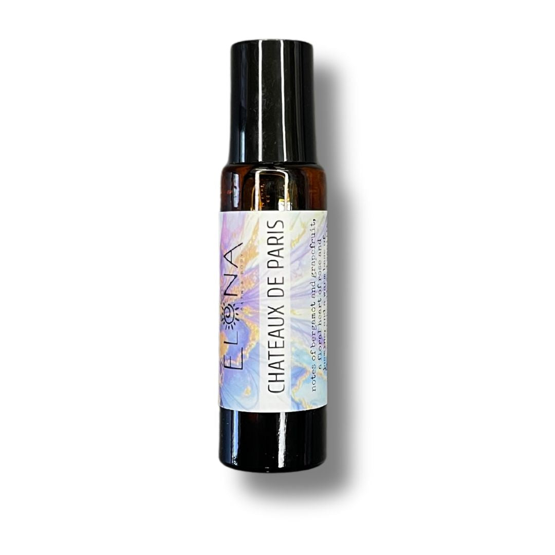 Roll On Perfume Oil - Chateaux De Paris-Alchool Free Perfume Oil-Elena Bath and Body-roll-on-perfume-natural-alchool-free-fragrance-handmade-in-australia