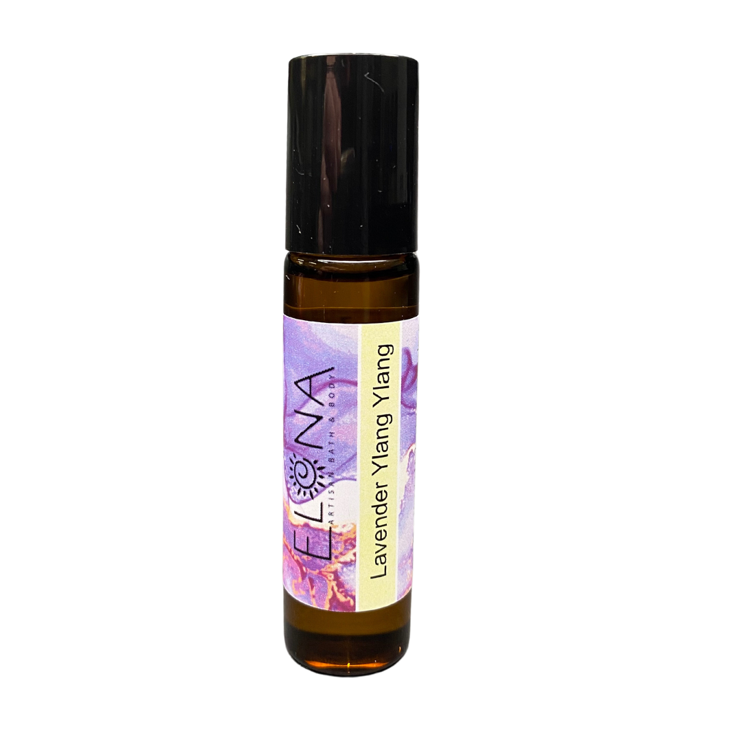 Roll On Perfume Oil - Lavender Ylang Ylang-Alchool Free Perfume Oil-Elena Bath and Body-roll-on-perfume-natural-alchool-free-fragrance-handmade-in-australia