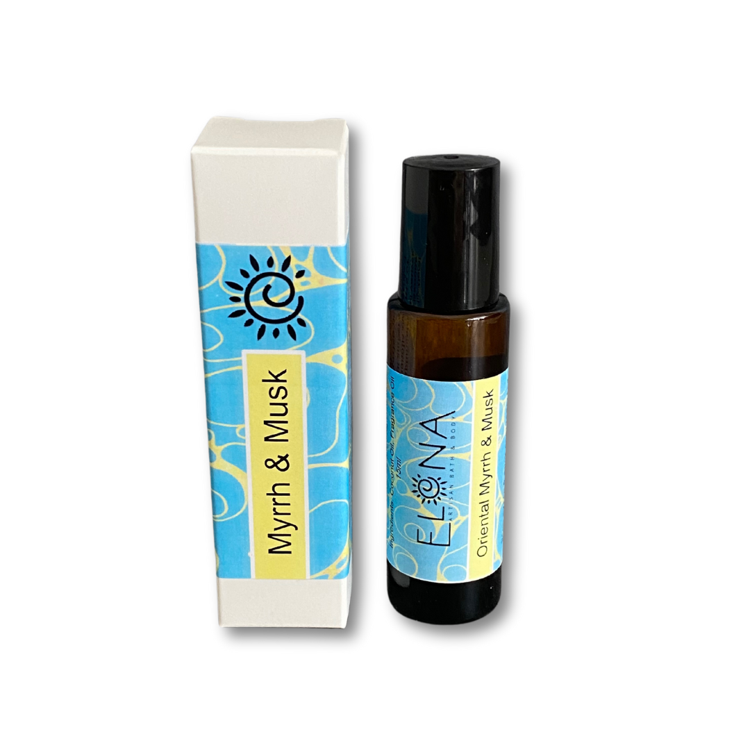 Roll On Perfume Oil - Oriental Myrrh & Musk-Alchool Free Perfume Oil-Elena Bath and Body-roll-on-perfume-natural-alchool-free-fragrance-handmade-in-australia