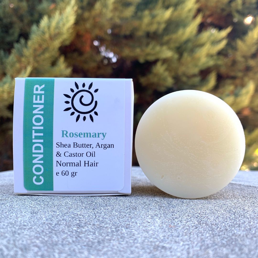 Rosemary - Volumising Conditioner Bar [All Hair Type]-Solid Shampoo Conditioner Bar-Elena Bath and Body-natural-solid-shampoo-conditioner-curly-hair-ph-balanced-made-in-australia