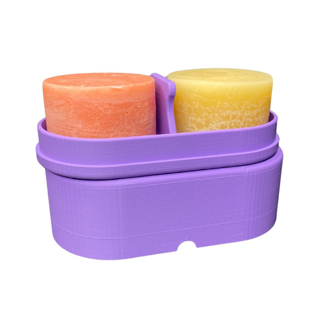 Shampoo & Conditioner Bar Travel Case-Solid Shampoo Travel Case-Elena Bath and Body-natural-solid-shampoo-conditioner-curly-hair-ph-balanced-made-in-australia