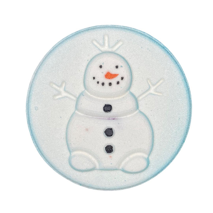 Snowman Snow Globe Bath Bomb-Luxury Bath Bomb-Elena Bath and Body-natural-chemical-free-bath-bombs-for-kids-made-in-australia